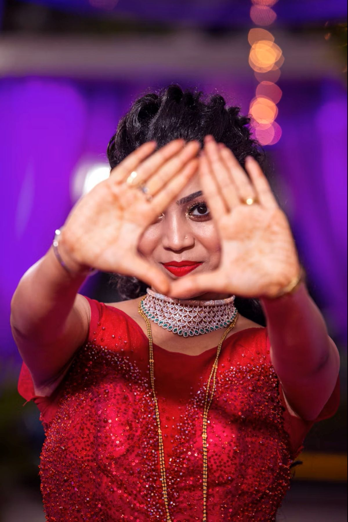 Reception Look – Kavya Beauty Salon